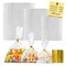 300 Pieces Cellophane Treat Bags with Ties, Clear Goodie/Gift Bags For Candy, Cookie, Party Favor, Packaging, 6X9 5X7 4X6
